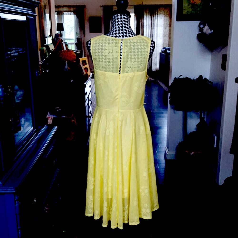 Rabbit Rabbit Rabbit DESIGNS Yellow Dress Size 10 - Picture 7 of 15